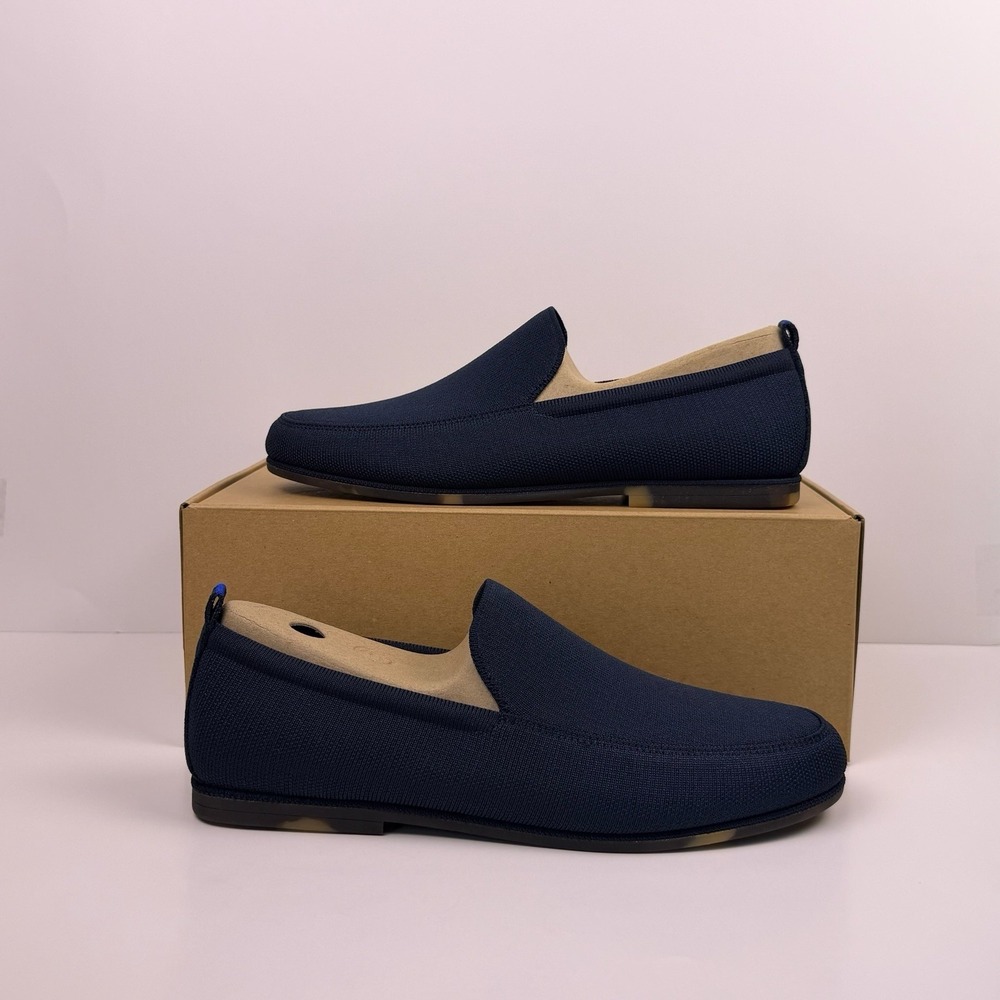 Rothy's The Ravello Loafer Men's Size 11.5 Navy 123-001 Pre Owned